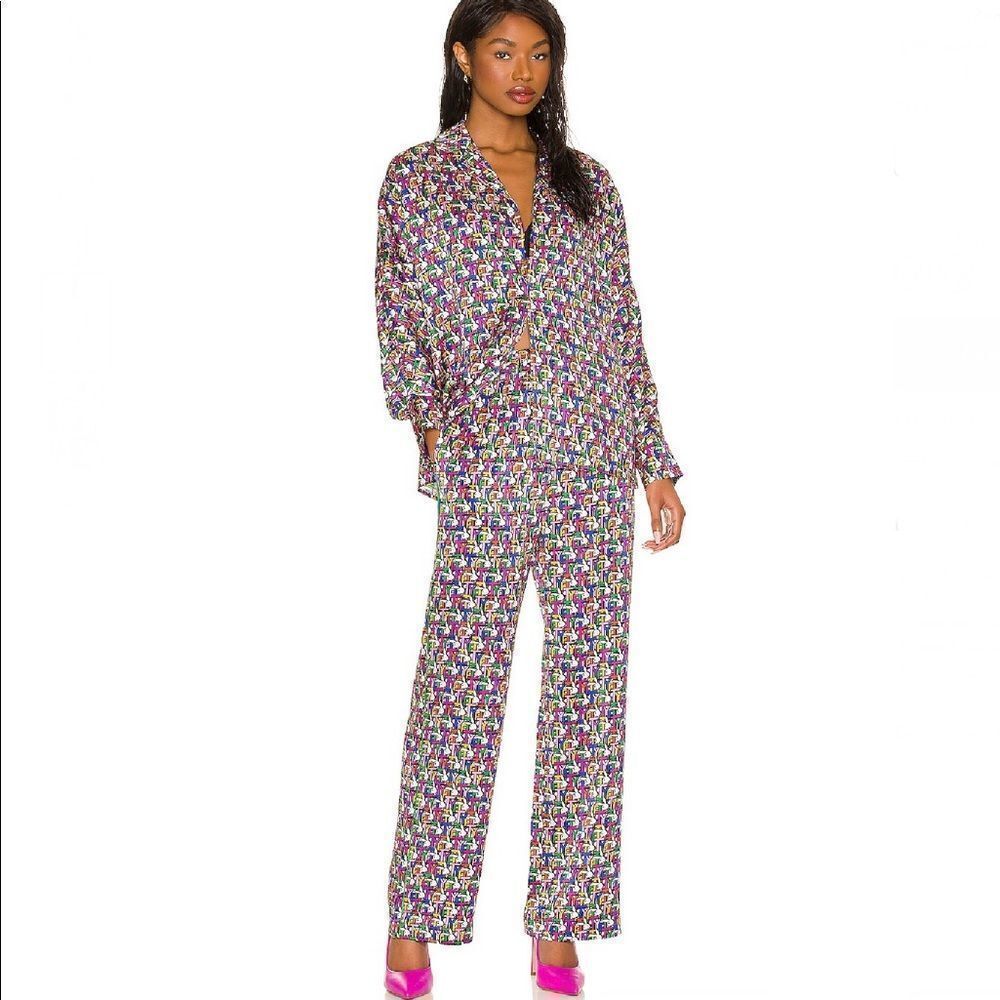 Tell Your Friends x Playboy Pajama Set 100% Silk